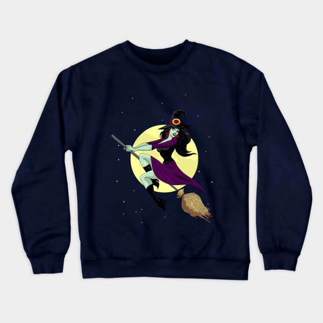 Wicked Flight! Crewneck Sweatshirt by AnishaCreations